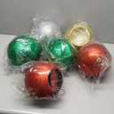 JULMELON Christmas Ball Ornaments Hanging Balls Shatterproof Decorations for Xmas Tree, Home Decor for Party, Holiday, Wedding, Anniversary, DIY Craft Decor Supplies (Glitter Surface)