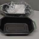 Bread Pan Cast Iron Loaf Pan with Lid 9x5 Inch Bread Loaf Pan for Baking Bread Enameled Cast Iron Sourdough Bread Pan (AquaGreen)