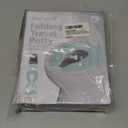 Jool Baby Folding Travel Potty Training Seat for Toddlers, Fits Round & Oval Toilets, Non-Slip Suction Cups, Includes Free Travel Bag (Aqua)