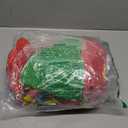 Yahenda 7 Pcs Clown Costume Set Halloween Cosplay Clown Red Nose Wig Shoes Hat Accessories Circus Carnival Party (XX-Large)