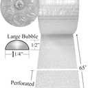 StarBoxes Large Bubble 12'' Wide (65-Feet), Bubble Cushioning Wrap For Packing, Moving & Storage, Shipping & Moving Supplies
