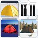 8 Pcs Winter Ice Shelter Accessories Ice Anchors Kit Fishing Tent Anchors Shelter Camping Peg for Winter Fishing Tent (Silver)