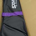 Outdoor Portable Volleyball Net Set with Adjustable Height Steel Poles, Volleyball, Anti-sag Winch System, Pump, Boundary Line, and Carry Bag for Backyard, Beach, Lawn, Purple