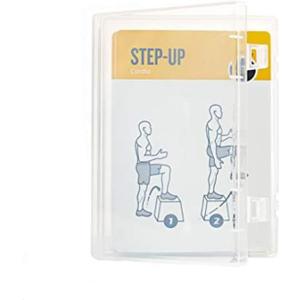 2 x NewMe Fitness 62 Workout Card Capacity Hinged Box/Holder/Case - Protect and Store Your Exercise Cards