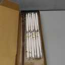 NURADA Floating Candles with Wand Remote Timer - 24 Pcs Magic LED Hanging Flameless Taper Candles Flickering Battery Operated for Halloween Birthday Theme Party Holiday Home Window Decor - White