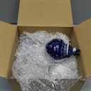 BBTO 8 Pcs Christmas Chinoiserie Porcelain Ball Ornaments 2. 36 Inch Mini Ball Blue and White Christmas Tree Decorations Ceramic Hanging Ornaments for Home Tree (Vintage Style)