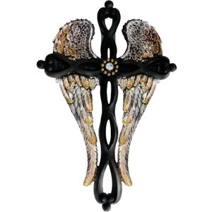 Crucifix Wall Cross, Crosses Wall Decor, Angel Wings Wall Decor, Jesus Religious Catholic Christian Native American Southwestern Unique Gothic Mexican Vintage Retro Wall Art Decor For Home Sculpture