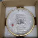 LED 12 in Round Flush Mount Ceiling Light Gold 24W 2700K-5000K,Thyristor Dimmable,Metal Gold Ceiling lamp and is Ideal for hallways,Kitchens,bedrooms, corridors,Children's Rooms 3 Pack