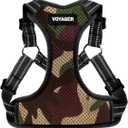 Best Pet Supplies Voyager Adjustable Step-in Flex Breathable Mesh Dog Harness for Small Medium Large Dogs (Army/Black Trim), M