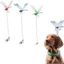 SINSED Fake Dragonfly Clip Outdoor 3D Dragonfly Garden Decorative Clips Creative Home Accessories Gardening Decoration Crafts 3 Color pcs