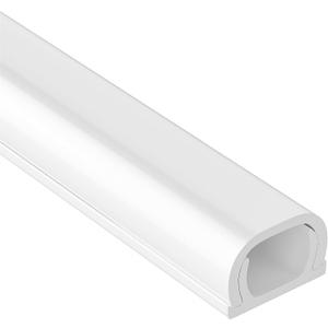 Yecaye 128in Wall Cord Hider for 1 Mini Wire, On-Wall Cord Cover Channel, Wire Concealer, Cable Cover Cable Management for Home Office, W0.5in H0.31in, White