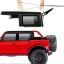 Hard Top Removal Lift For Jeep Wrangler JL JK Models And Ford Hardtop, Garage Storage Hoist, Safety Fall Prevention System, Easily Operated By One Person. Supports 10 Ft Ceiling, Bonus 6 T Knobs.