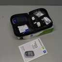 Medline EvenCare G2 Blood Glucose Monitor Starter Kit, Diabetic Care, 6 Sec Results, General Purpose Lancing Device & Lancets, Test Strips, Batteries, Guide, Carrying Case, Logbook, Voice Guidance