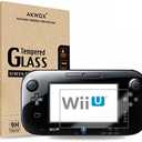 (Pack of 2) Tempered Glass Screen Protector for Nintendo Wii U, Akwox [0.3mm 2.5D High Definition 9H] Premium Clear Screen Protective Film for Nintendo Wii U