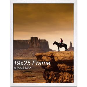 A PLUS MAX 19x25 Picture Frame White Light Weight Wall Mount