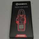 KAIWEETS HT206D Digital Clamp Meter T-RMS 6000 Counts, Multimeter Voltage Tester Auto-ranging, Measures Current Voltage Temperature Capacitance Resistance Diodes Continuity Duty-Cycle (AC/DC Current)