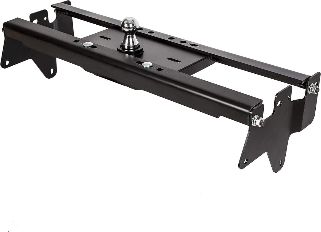 ECOTRIC Complete Underbed Gooseneck Trailer Hitch Compatible with 1999-2010 Silverado Sierra GMC 2500 HD 3500 HD -You Will Receive Multiple Packages