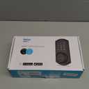 Veise VE06-L Smart Locks with 2 Lever Handle Set, App Control, Keyless Entry Deadbolt for Front Door, Electronic Digital Touchscreen Keypad, Auto Lock, Waterproof, Easy Installation, Matte Black