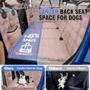 XL Hard Bottom Plush Furry Fuzzy Dog Seat Cover for Crew Cab Truck