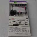 ReTrak Retractable Universal Ultrabook/Netbook/No... Charger, Black (ETCHGNBUNN)