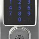 Schlage Connect Smart Deadbolt Lock with Touchscreen Keypad, Keyless Front Door Entry, Z-Wave Plus Compatible, Bright Chrome, BE469ZP CEN 625