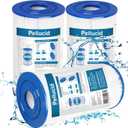 Hot Springs Spa Filters Compatible with Watkins 31489, Pleatco PWK30, Unicel C-6430, Filbur FC-3915, P/N0969601, Spa Filter with Advanced Filtration System for Longer Life-3 Pack