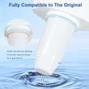 Upgraded 5-Stage Water Filter Replacement for Zero Pitcher & Dispenser, 0 TDS Filtration, Reduces Lead, Chromium, PFOA & PFOS, Compatible with ZR-001, ZR-004, ZR-017, 12-Pack