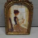 SHENLIU 3 Pcs Vintage Picture Frames 4x6, 5x7, 6x8 Antique Victorian Gold Arched Picture Frames for Tabletop and Wall Mount Ornate Retro Home Decor Gallery Wall Art Photo Gallery Gifts