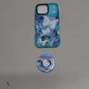 Case for iPhone 17 Pro Max Case Compatible with Magsafe Ring Holder Stand - for Women Ink Butterfly Design TPU Phone Cover for Girls Girly Funny Fashion