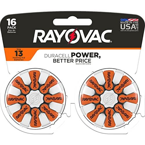 Rayovac Size 13 Hearing Aid Batteries (16 Pack)
