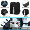 Hydration Backpack with 2L Water Bladder, Lightweight Running Vest for Women Men, Adjustable Straps, Multi-Pocket Water backpack, Breathable Running Vest for Hiking, Cycling, Climbing, Camping, Biking
