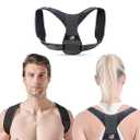 Posture Corrector for Men and Women, UltraSupport+ Comfortable Upper and Back Brace, Pain Relief from Bad Posture for Slumping Shoulders, Hunching, Shoulder Pain Neck. Adjustable Back Straightener.