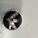 1Pc 2014+ C7 Corvette Stingray Center Caps w/Crossed Flag Logo Trim Set 23217059 (Chrome)