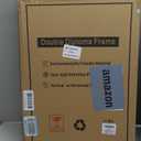 GMFrames Double Diploma Frame for Two 8.5x11 Certificates with Black over Gold Mat, Solid Wood, UV Protection Acrylic, Cherry Finish with Gold Trim