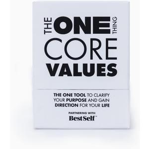 The ONE Thing A Powerful Self-Discovery and Personal Growth Tool Core Values Deck