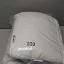 COONP California King Mattress Topper, Extra Thick Pillowtop, Cooling Plush Mattress Pad Cover Cotton Top Bed Topper Protector with 8-21 Inch Deep Pocket (White)