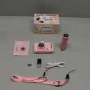 Kids Camera Girls for 3 4 5 6 7 8 9 Years Old Girls,1080P HD Video Selfie Camera with 32G SD Card Kids Digital Camera Toys for Toddler Birthday Gifts Pink