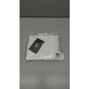 SUUKSESS Women Sexy Mesh Sheer Crop Tank Tops Sleeveless Ruched Going Out Tops (Small, Snow White)