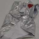 Halloween Tin Pet Costume Accessories Silver Funnel Hat Axe Set for Dogs or Cats Pet Clothes for Animal Cosplay Party Halloween(M)