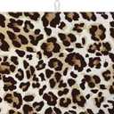 Brown Leopard Dish Drying Mat for Kitchen Counter Microfiber Absorbent Dish Kitchen Drying Mat Draining Reusable Washable for Dishes/Utensils/Counterto