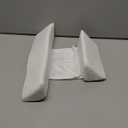 Baby Side Sleeper Weddge Adjustable Soft and Breathable Pillow (White)