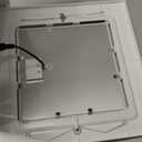 12" Ultra Quiet Bathroom Exhaust Fan with 6500K LED Light, 1.0 Sone 120 CFM, 10x10 Mount, 1500 LM Ceiling Ventilation Fan, Energy Efficient