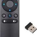 BOXPUT BPR1S Plus Air Mouse Remote 2026 New BT & 2.4G RF Replacement Remote with USB Receiver and Voice Control Supports 6-Axis Gyro IR Learning for Android TV Box TV Stick Smart Set Top Box