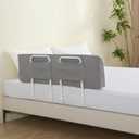 Bed Guard Rail for Toddlers, 43inch Foam Padded Side Rail for Queen King Twin Full Size Bed, Bedrail for Toddler, Kids Cosleep Bed Railing