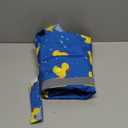 NACOCO Large Dog Raincoat Adjustable-Pet Rubber Ducks Yellow Water Proof Clothes Lightweight Rain Jacket Poncho Hoodies with Strip Reflective Blue (Blue XL, Yellow Duck)