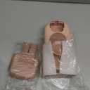 Hanging Automatic Pet Food Water Dispenser, 35oz Rabbit Feeder for Cage Gravity Feeder Siphon Waterer Set for Rabbit Chinchilla Hedgehog Ferret Cat Puppy (Pink)