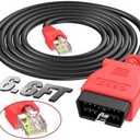 Autel Enet OBD 2 Cable for BMW F G Series Coding, Ethernet to OBD II OBDII Interface Cable, Compatible with BMW Software E-SYS ICOM ISTA+, Programming/Refresh Hidden Function, High Speed, 6.6ft/ 2M