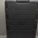 Traveler's Choice Pagosa Hardshell Expandable Luggage with Spinner Wheels, Black, 30-Inch Large