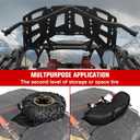 X3 Rack with Gas Strut, Maverick X3 LinQ Pivoting Rack Kit, Spare Tire Cargo Luggage Cooler Rack Compatible with Can-Am X3 & X3 Max All Models 2017-2025 Accessories, Replace #715002881