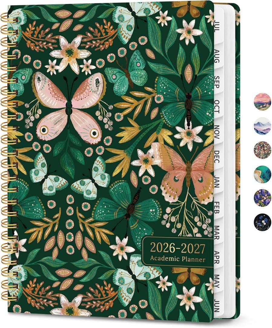 2 x ZOTIA Planner 2026-2027, Jul 2026-Jun 2027 Weekly & Monthly Calendar